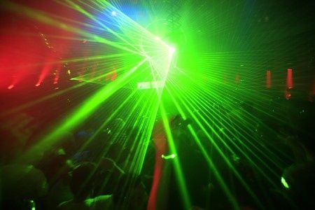 Laser RGB en soirée
